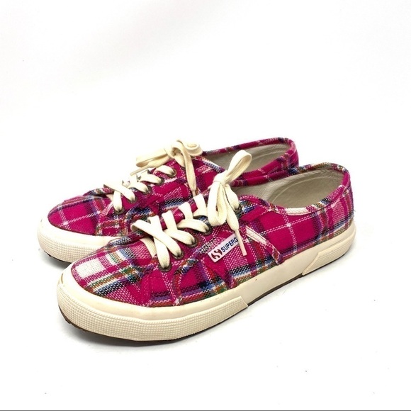 Superga pink 2750 Classic Tweed Vulcanized Sneaker - Picture 2 of 11